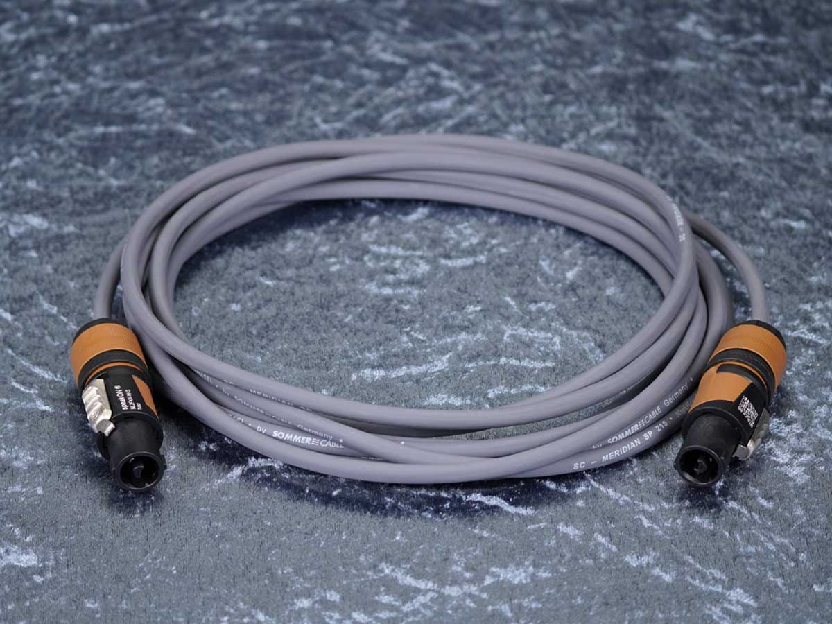 Lautsprecherkabel Sommer 'Meridian Mobile 215' grau / Neutrik