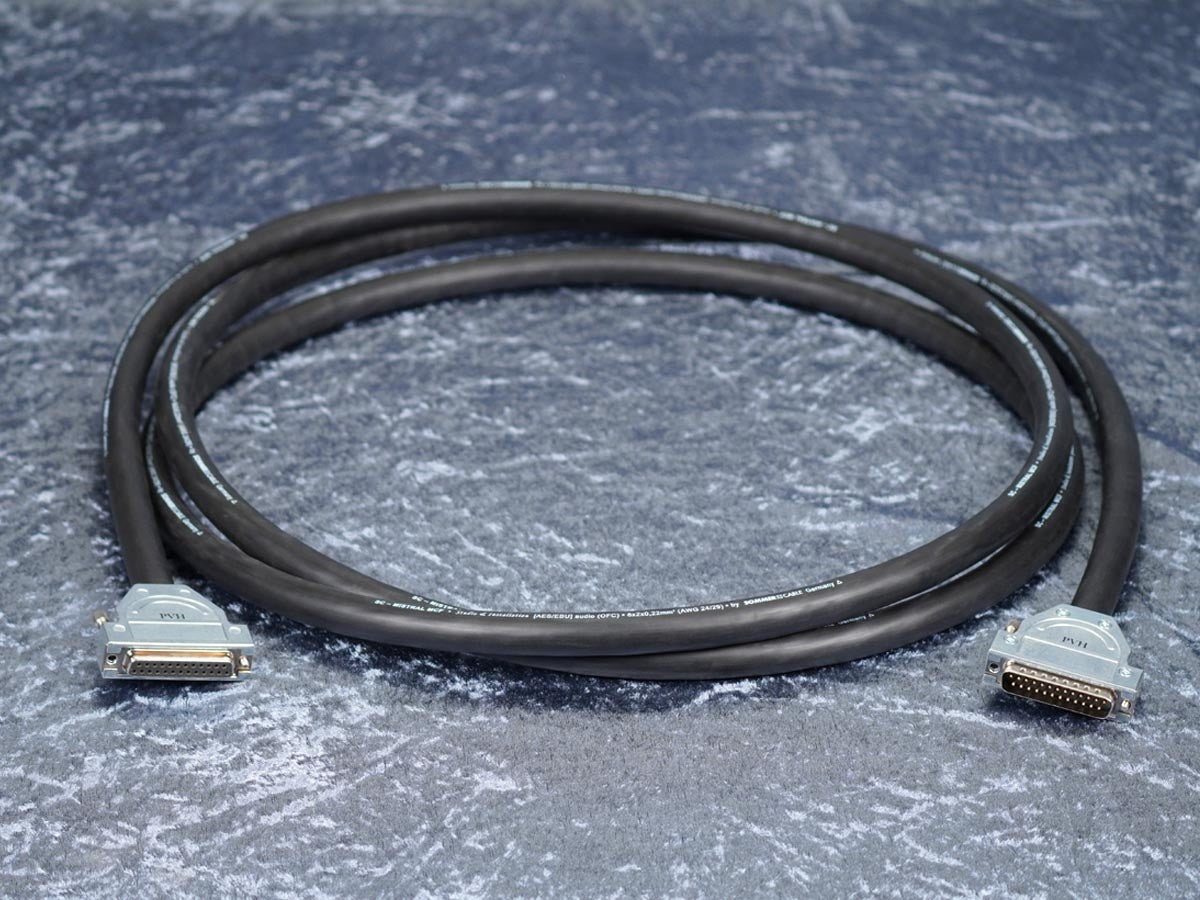 SUB-D 25-Pol Kabel / male/female / Tascam-Belegung / Sommer Mistral