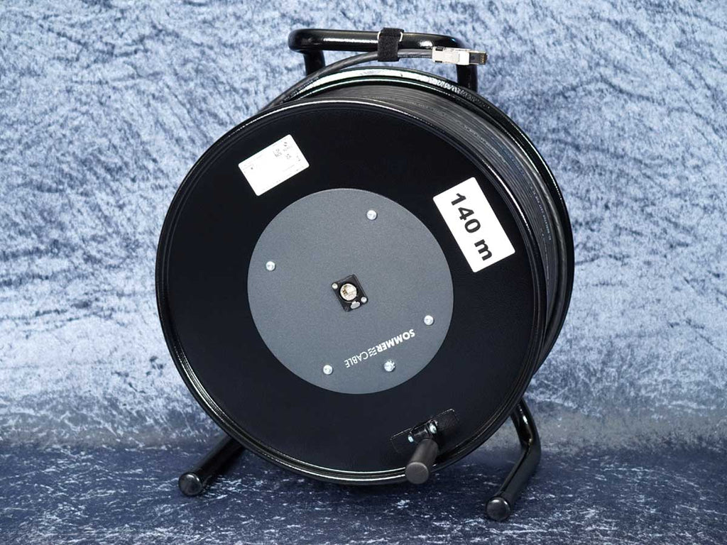 Netzwerkkabel auf Stahltrommel / Sommer Mercator CAT.7 PUR XL / 100-140 m / RJ45C6XL
