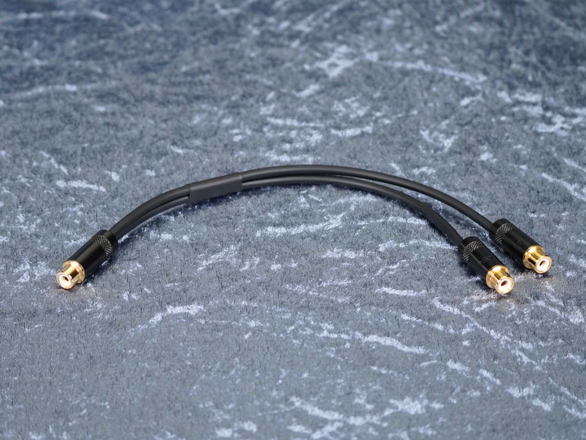Kurzadapter Y-Kabel Cinch_w auf 2 x Cinch_w - Sommer/Rean
