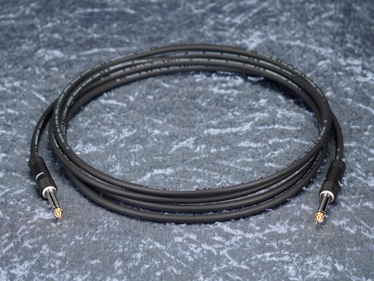 Instrumentenkabel Sommer 'Tricone XXL' schwarz Hicon HI-J63M04