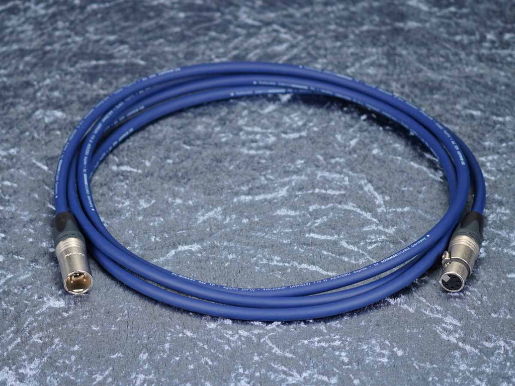 DMX-Kabel 5-Pol Sommer 'Binary 422' Blau / Neutrik