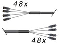 Multicore 48-Kanal XLR male auf XLR female / Sommer Quantum Highflex / Neutrik