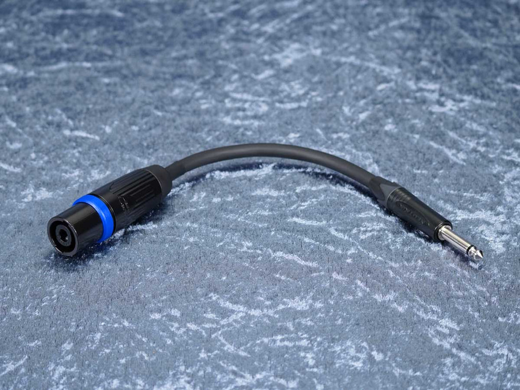 Kurzadapter Speakonstecker auf Plg6,3 - Sommer/Neutrik