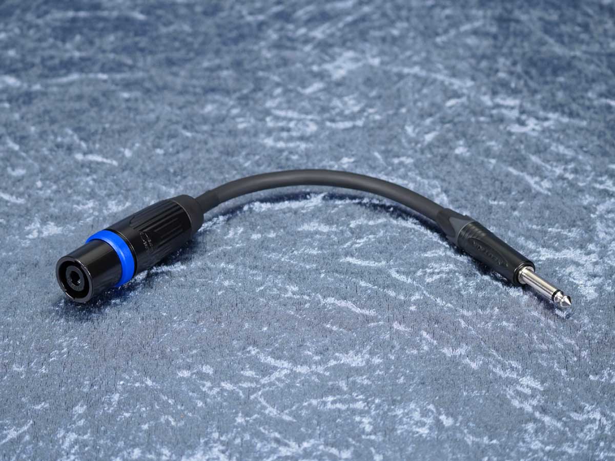 Kurzadapter Speakonstecker auf Plg6,3 - Sommer/Neutrik