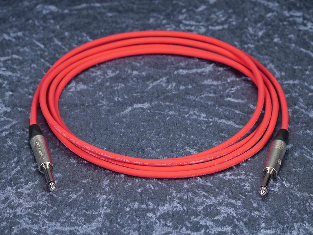 Instrumentenkabel Sommer 'Tricone XXL' rot - Neutrik Klinke