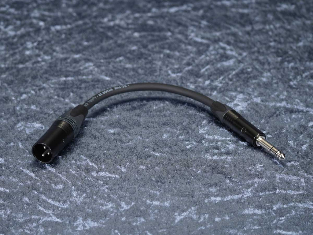 Kurzadapter XLR-3Pol male auf Plg6,3St - Sommer/Neutrik