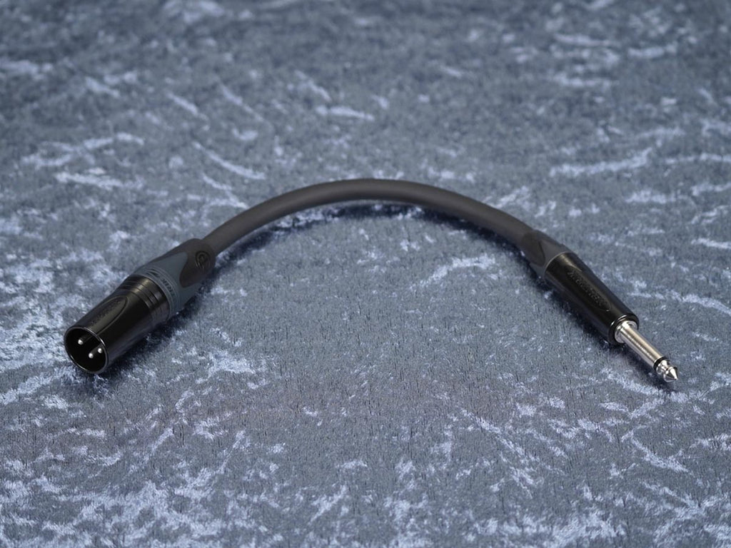 Kurzadapter XLR 3-Pol male auf Klinke 2-Pol für Lautsprecher - Sommer/Neutrik