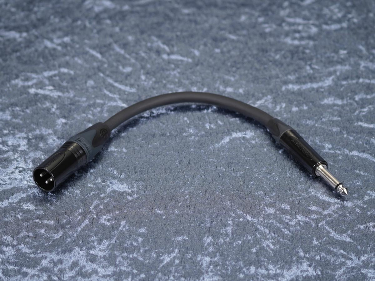 Kurzadapter XLR 3-Pol male auf Klinke 2-Pol für Lautsprecher - Sommer/Neutrik