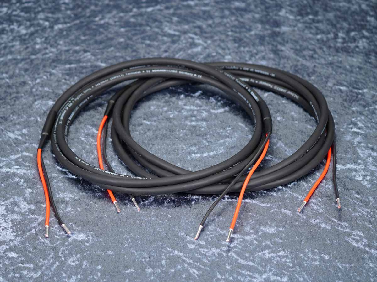 Lautsprecherkabel 'Meridian' 2x2,5 mm² mit Aderendhülsen beidseitig