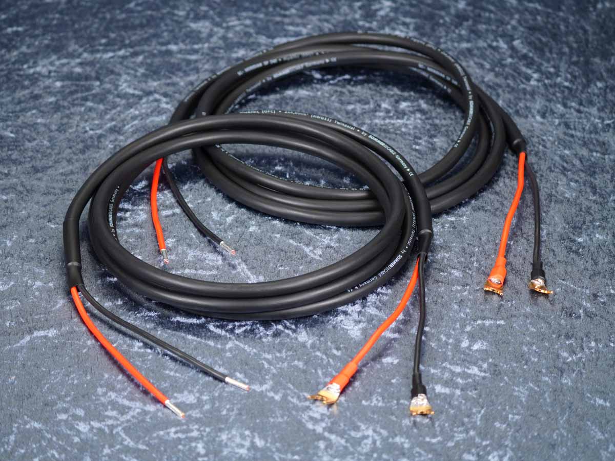 Lautsprecherkabel 'Meridian' 2x4,0 mm² Endhülse auf CTA01 Kabelschuhe