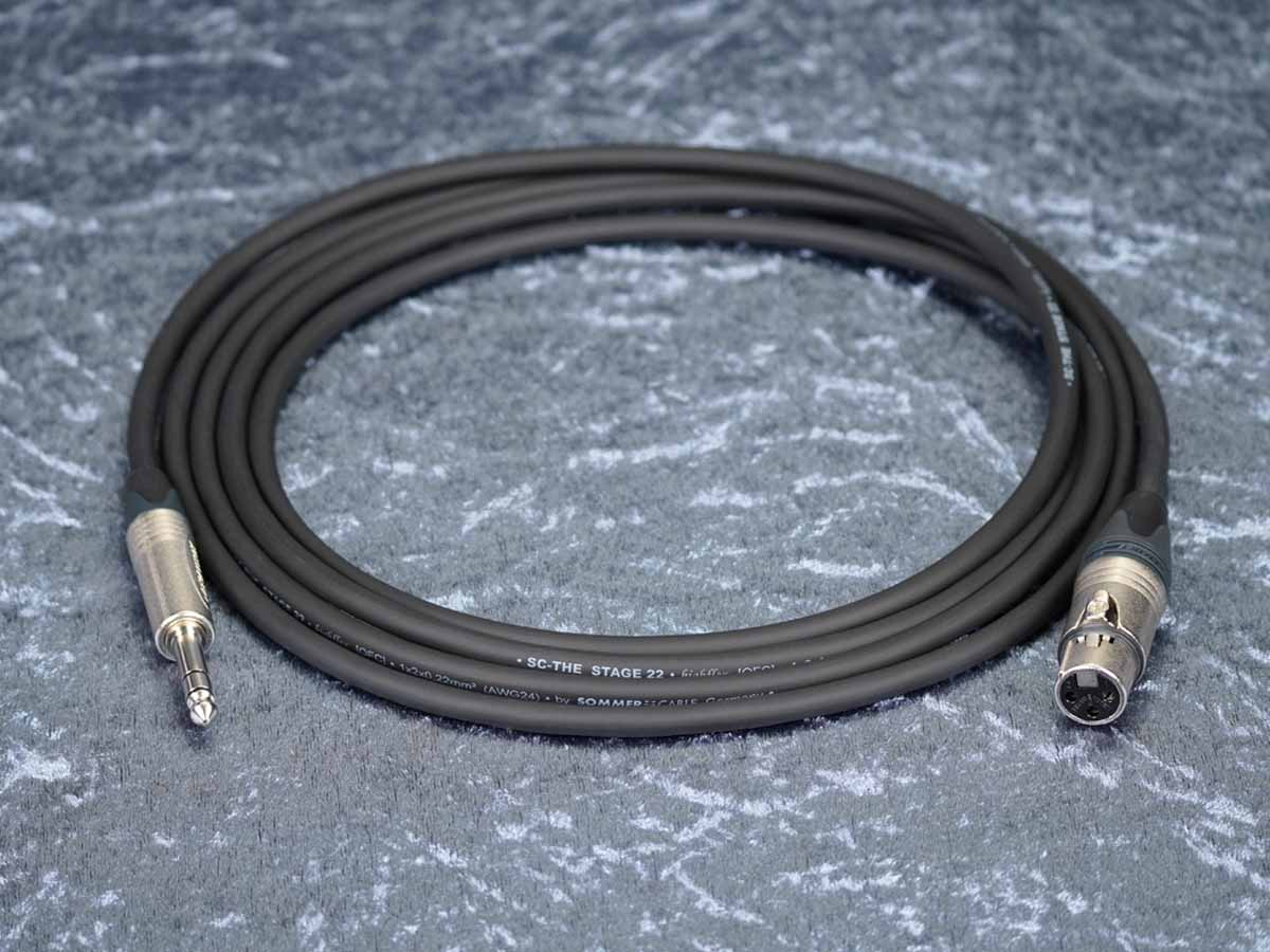 Adapter 6,3 mm Klinke auf XLR female Sommer / Neutrik