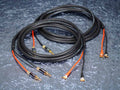 Lautsprecherkabel 'Meridian' 2x4,0 mm² Spreizspangen-Bananenstecker auf CTA01 Kabelschuhe