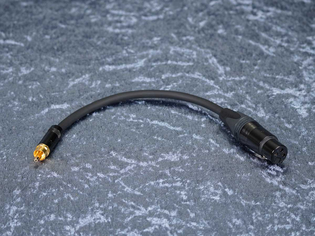 Kurzadapter Cinch auf XLRf - Sommer/Neutrik/Rean