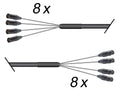 Multicore 8-Kanal XLR male auf XLR female / Sommer Mistral / Neutrik