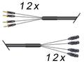 Multicore 12-Kanal Klinke sym. auf XLR female / Sommer Mistral / Neutrik