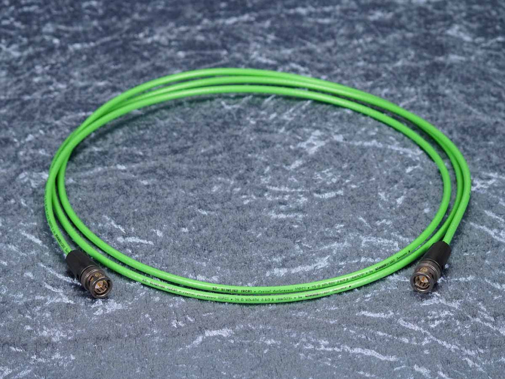 SDI-Kabel Sommer 'Slimline' grün - Neutrik BNC