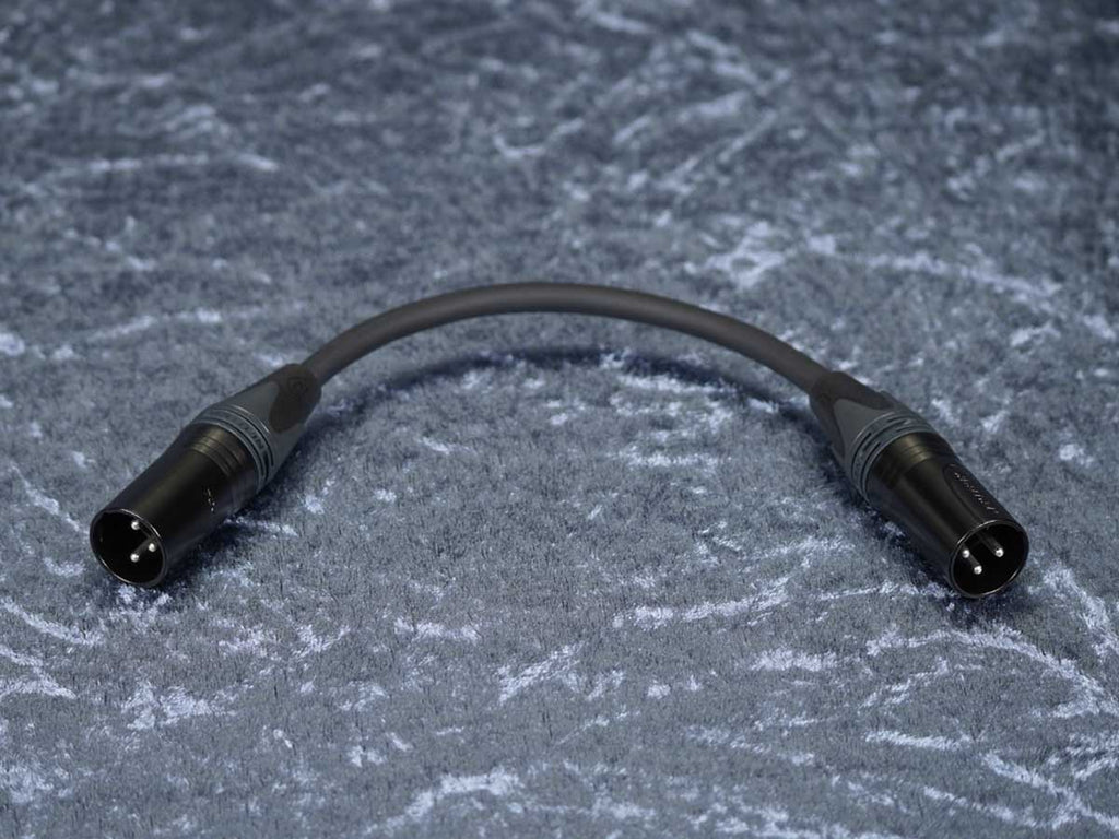 Kurzadapter Genderchanger XLR-3Pol male - Sommer/Neutrik