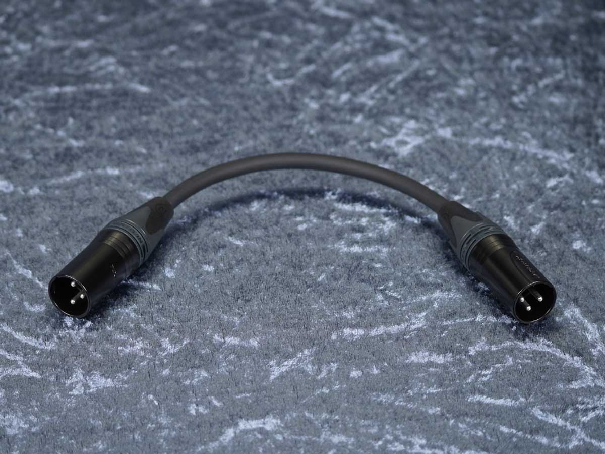 Kurzadapter Genderchanger XLR-3Pol male - Sommer/Neutrik