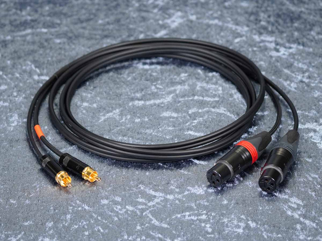 Adapter 2 x Cinch - 2 x XLR female Sommer REAN Neutrik div. Längen