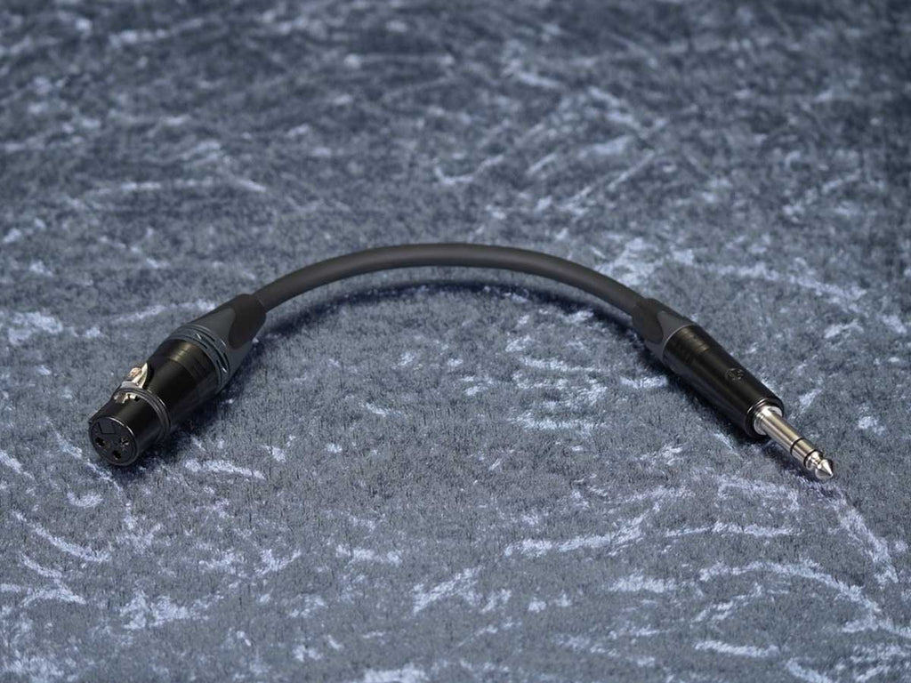 Kurzadapter XLR-3Pol female auf Plg6,3St - Sommer/Neutrik