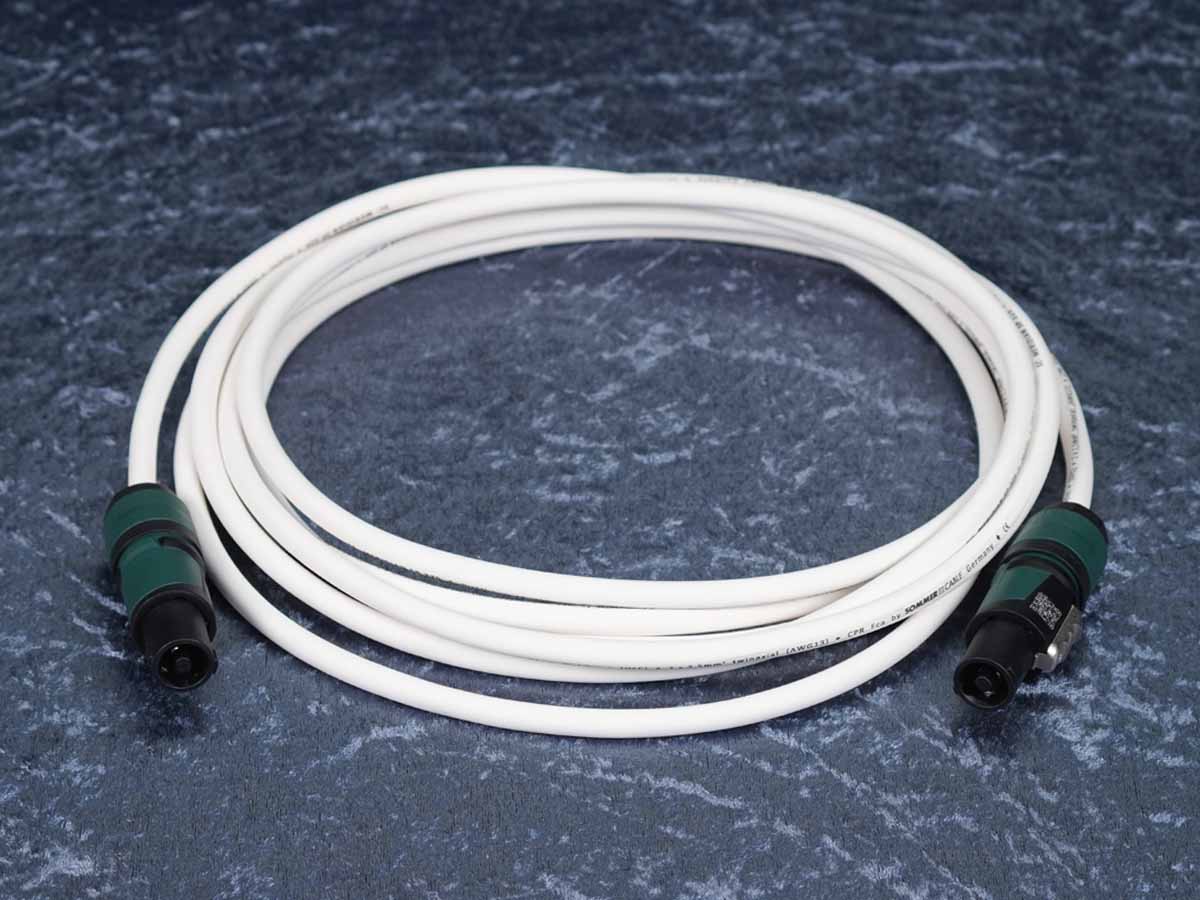 Lautsprecherkabel Sommer 'Meridian Mobile 225' weiss / Neutrik