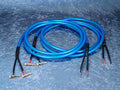 Lautsprecherkabel 'Dual Blue' - BM06 Bananenstecker auf Aderendhülsen